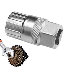 Bicycle Freewheel Remover Tool, Mountain Bike Cassette Lockring Repair Bottom Bracket Tool, Mountain Biking Lockring Carbon Steel Removal Tools for Shimano Sunrace Sram Dnp 6 7 8 9 10 11 Speed