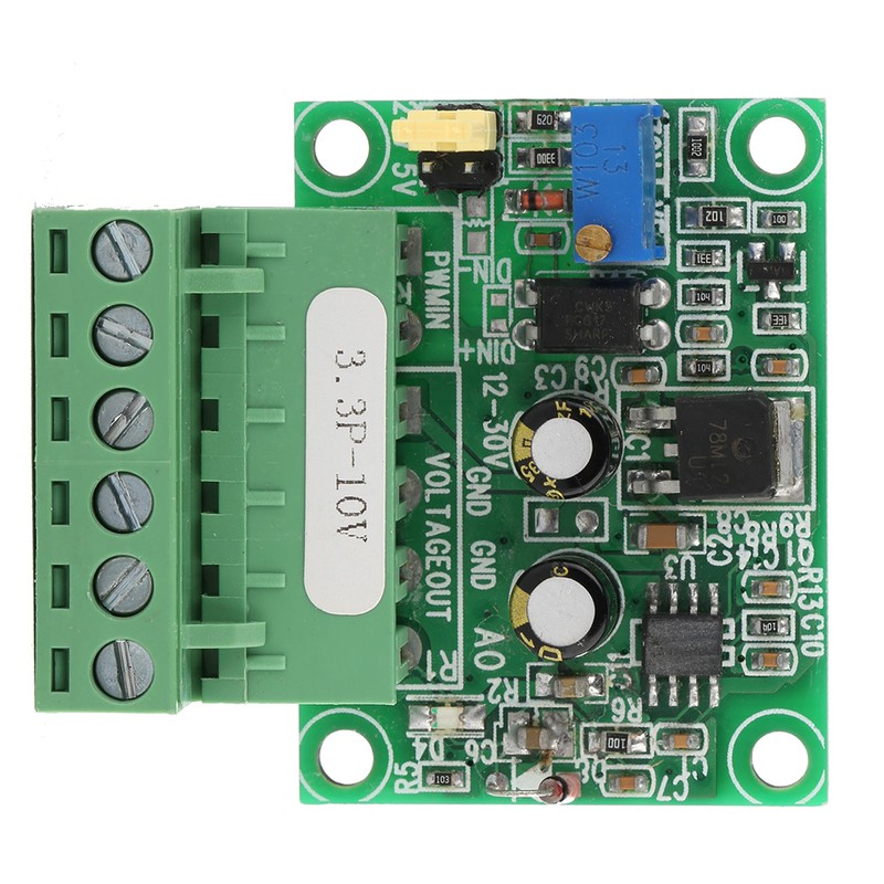 3.3V PWM Signal to 0-10V Voltage Converter D/A Digital-Analog PLC