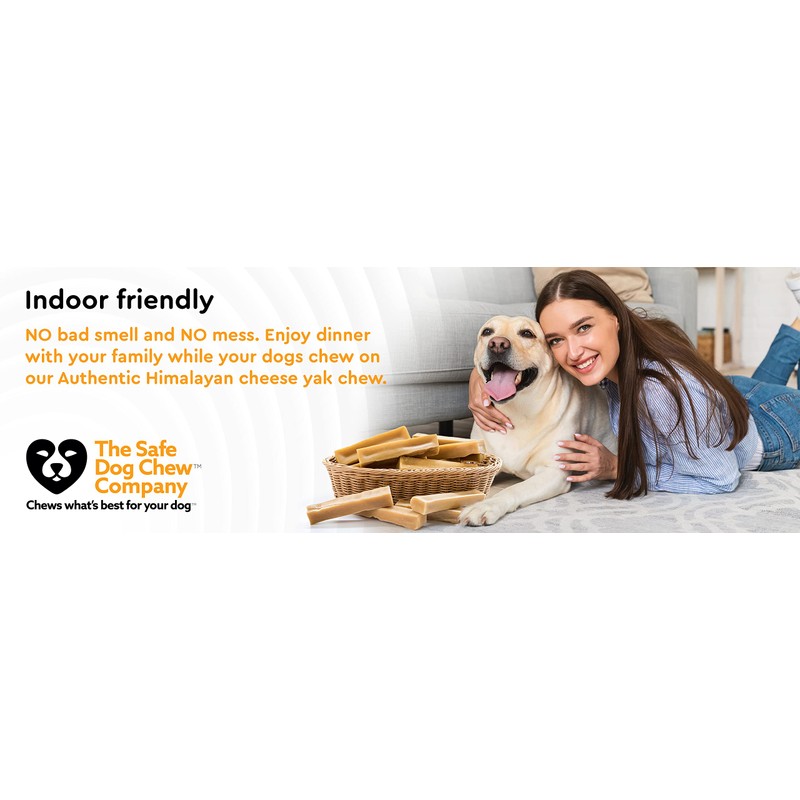 The safest All-Natural Cheese Chews - XLarge (Pack of 3)