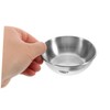 iplusmile 6pcs Stainless Steel Sauce Dishes Round Mini Bowls for