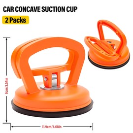 Car Dent Puller,2 Piece Large Suction Cup Dent Puller Handle Lifter, Powerful Car Dent Remover,Dent Removal Kit and Dent Repair Puller for Car Dent Repair, Screen,Glass,Tile and Objects Moving