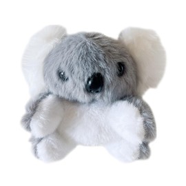 Yatchen Furry Case Compatible with AirPods 1&2,Funny Cute 3D Cartoon Plush Koala Design Fluffy Soft Warm Cover Case Carrying Charging Box with Keychain Anti-Fall Protective Case for AirPods 1&2