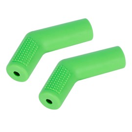 F FIERCE CYCLE 2pcs Green Motorcycle Gear Shifter Protector Cover Cylindrical