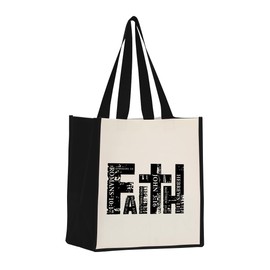 Inspirational Faith Gifts Christian Gifts for Women Canvas Tote Bag, Bible Verse Religious Gifts, Christmas Appreciation Gifts for Friends, Tote Bag for Women Beach Bag Reusable Grocery Bags
