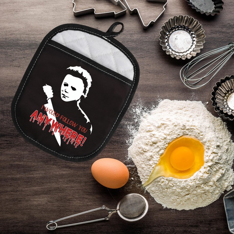 CMNIM Michael Myers Oven Mitts and Pot Holder,Michael Myers Merchandise