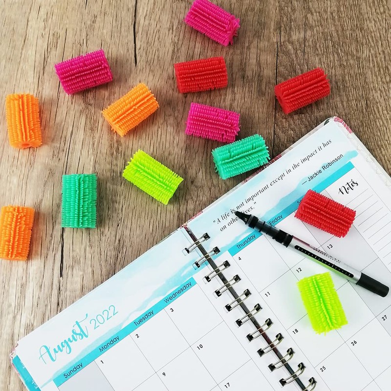 20Pcs Reusable Squishy Pencil Holders, Perfect Pencil Grips for Kids