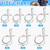 Circle Hooks Fishing Hooks Tackle - 100/150pcs 2X Strong Saltwater