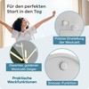 Mebus Silent Alarm Clock with Stylish Design, Snooze and Illuminated