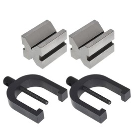 Precision Engineers Vee Blocks Clamp Set - V Block Matched Pair 1-5/8'' x 1-1/4