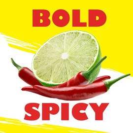 Barcel Chicharrones 12 ct, 2.5 oz Sharing Size Case, Chili Pepper & Lime Flavored Puffed Wheat Snack