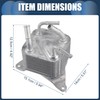 INFINAUTO Engine Oil Cooler, Transmission Oil Cooler No.2920A400 for Mitsubishi