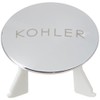 KOHLER Overflow Cap for Iron Plains Bathroom Sinks, Polished Chrome