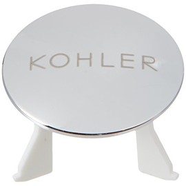 KOHLER Overflow Cap for Iron Plains Bathroom Sinks, Polished Chrome