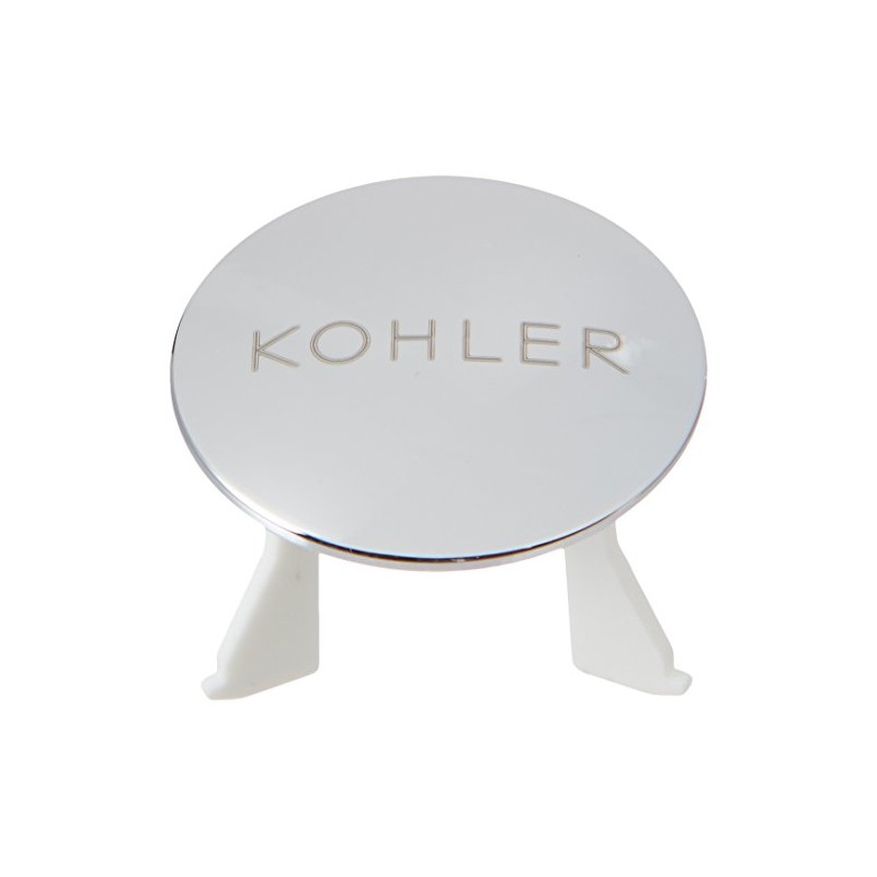 KOHLER Overflow Cap for Iron Plains Bathroom Sinks, Polished Chrome