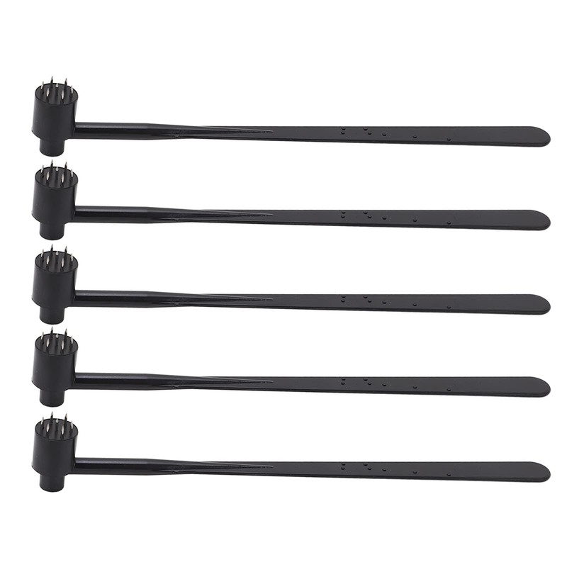 Plum Blossom Dermal Hammer, Stainless Steel Single End 5PCS ABS
