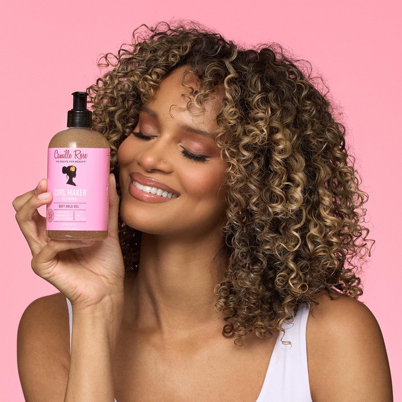 Camille Rose Curl Maker and Hair Defining Jelly, Marshmallow and