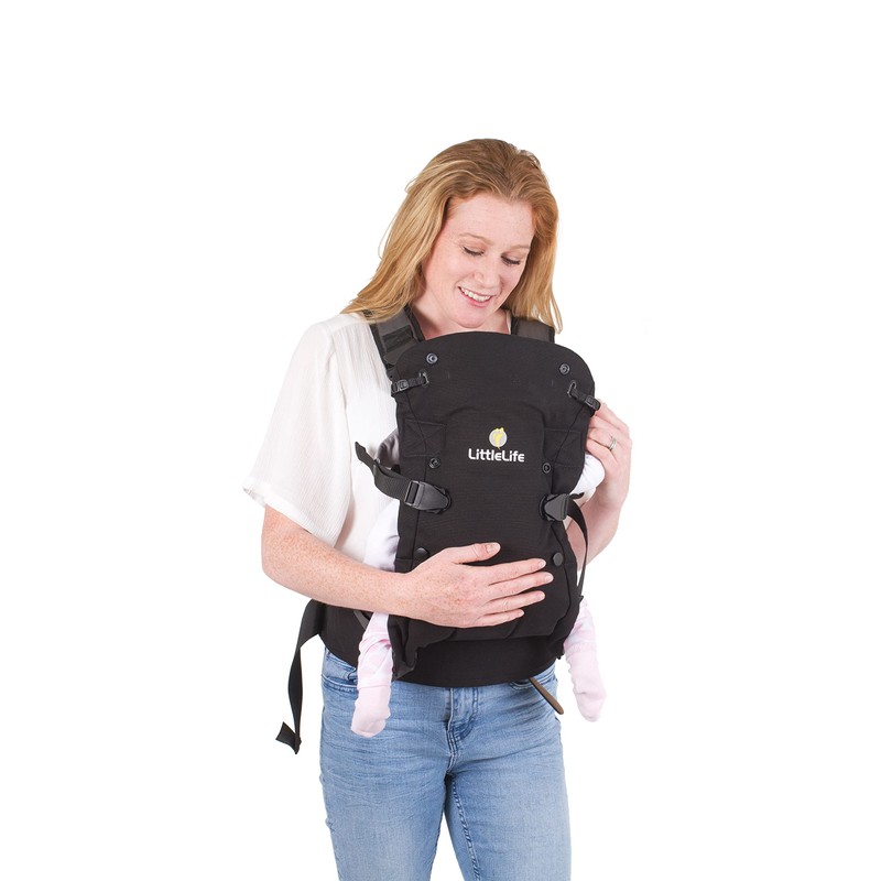 LittleLife Acorn 4-in-1 Convertible Baby Carrier, Front and Back, face-in