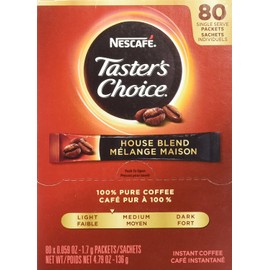 Premium Instant-Coffee Single-Serve Sticks, Original Blend, .06oz, 80/Box
