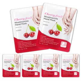 DWDiWen Hand Masks, 6 Pairs Hydrating Exfoliating Hand Peeling Mask, Smooth Hand Masks Moisturizing Gloves Overnight for Dry, Rough, Cracked Hands, Hand Skin Moisturizer Glove for Women Men（C