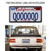 Aootf Carbon Fiber License Plate Frame- 100% Real Carbon Cloth