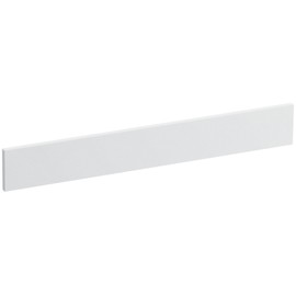 Solid/Expressions 25-Inch Backsplash Kit, White Impressions
