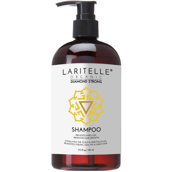 Laritelle Organic Shampoo 17.5 oz. Argan Oil, Ginger, Cedarwood. Promotes