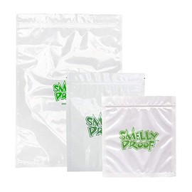 5 x Large 24 x 28 cm Smelly Proof Sealed Bags Smell Resistant Safe Odour Storage Plastic Grip Seal