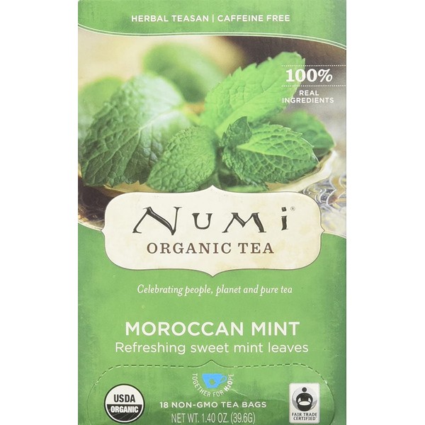 Numi Teas Organic Teas and Teasans, Moroccan Mint
