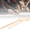Drum Mallets, 2 Pieces Wool Mallets, Hammer with Wooden Stick