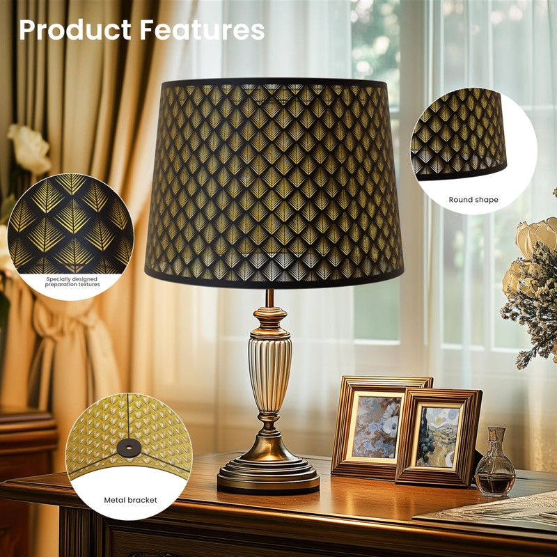 Barrel lamp shades,metal lampshades,large lamp shades for table lamps,drum lamp