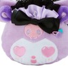 Sanrio Kuromi Face Shaped Mini Pouch (Tsundere Cafe)