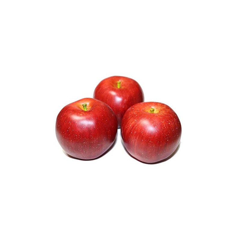 GuCra Apples Lifelike Model Set of 3 Food Sample Fruit