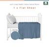 Pizuna Baby Flat Sheet for Crib 120 x 150 cm,