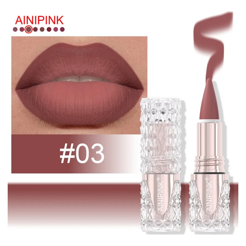 Ainipink Labial Mate 1 Pieza Con Fácil Aplicación