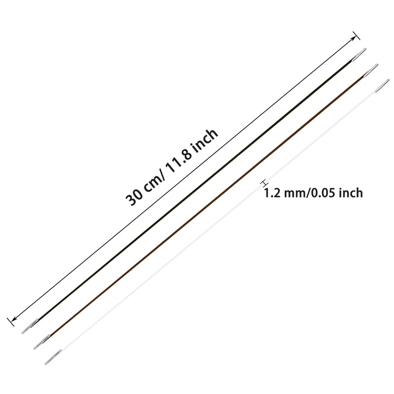 ONLYKXY 60pcs Elastic Cord with Metal End Soft Stretch Band