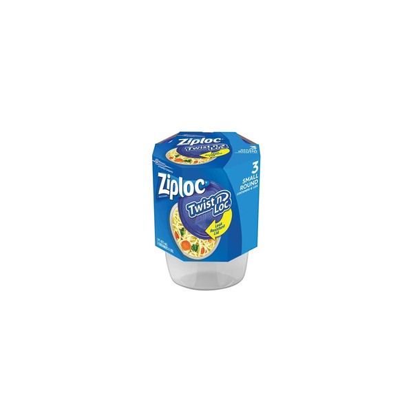 Ziploc Twist N Loc Small Container, 16 OZ (Pack - 3)