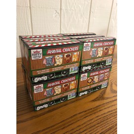 Happy Snacks Animal Crackers - Non GMO Plant Based Ingredients, Animal Crackers Snack Packs, Nut & Peanut Free, Fortified with Essential Vitamins & Minerals, No Artificial Ingredients - 2 Oz Box (Pack of 12)