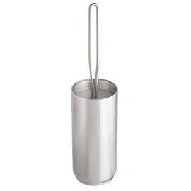 iDesign Austin Toilet Bowl Brush and Holder Set - Brushed