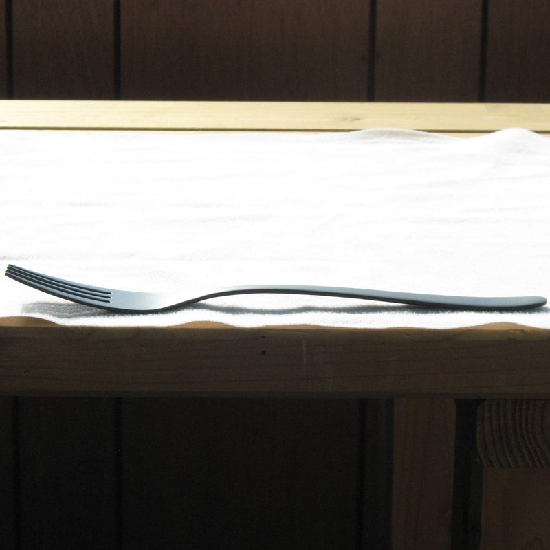 Nagao Festan Dinner Fork, Black, 18-8 Stainless Steel, Made in