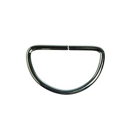 32MM Bright Nickle Plated Split D Ring Curtain TIE Back DEE Loop Pack of 10