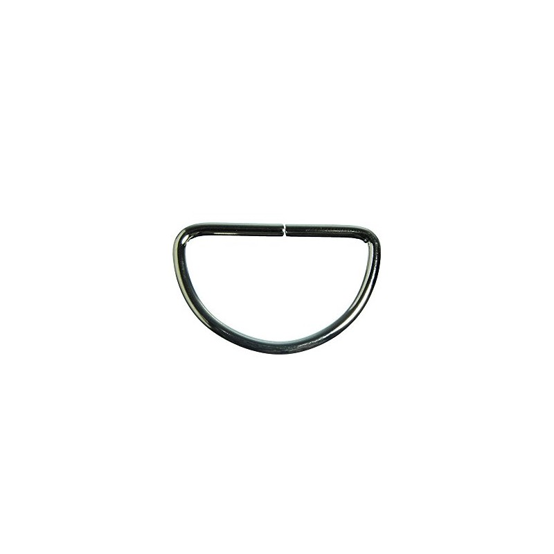 32MM Bright Nickle Plated Split D Ring Curtain TIE Back