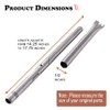 Brinkmann Set of Four Stainless Steel Adjustable Length Replacement burners