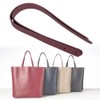 2PCS 65cm Handmade Leather Bag Handles with Rivets DIY Patchwork