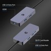 USB C Hub, USB C Docking Station, 6-in-1 USB C