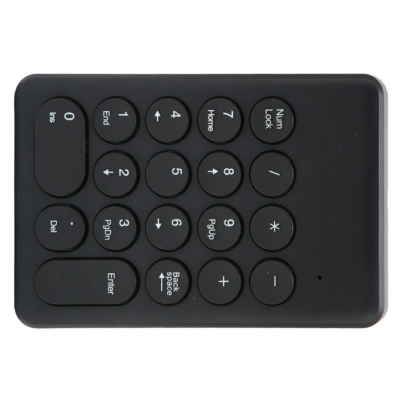 Numeric Keyboard 18 Keys Ergonomic Tilt Design 2.4GHz Wireless Stable