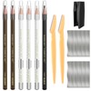 Waterproof Eyebrow Pencils Eyebrow Pencil Set for Marking, Filling and