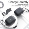 JETech Funda de Silicona para AirPods Pro 21, con Llavero,