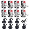 COROTC 8 Pack Toggle Switches, 2 Pin 20A 125V AC/