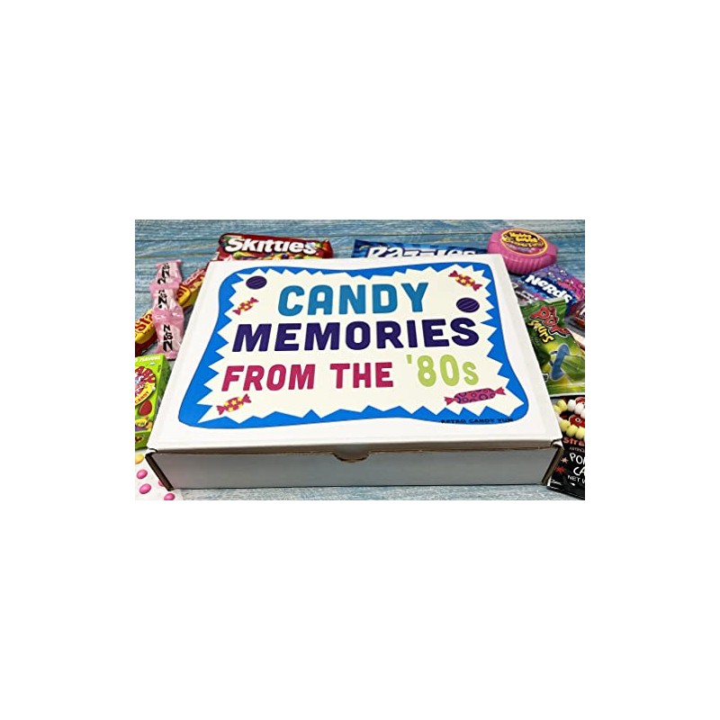 RETRO CANDY YUM 80s Gift Box with 1980's Candy Assortment