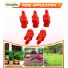 Hicello 250PCS 360 Degree Misting Nozzle Irrigation, Sprinklers Sprayer for